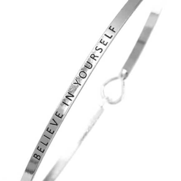 Jewelry - Believe In Yourself Message Bracelet